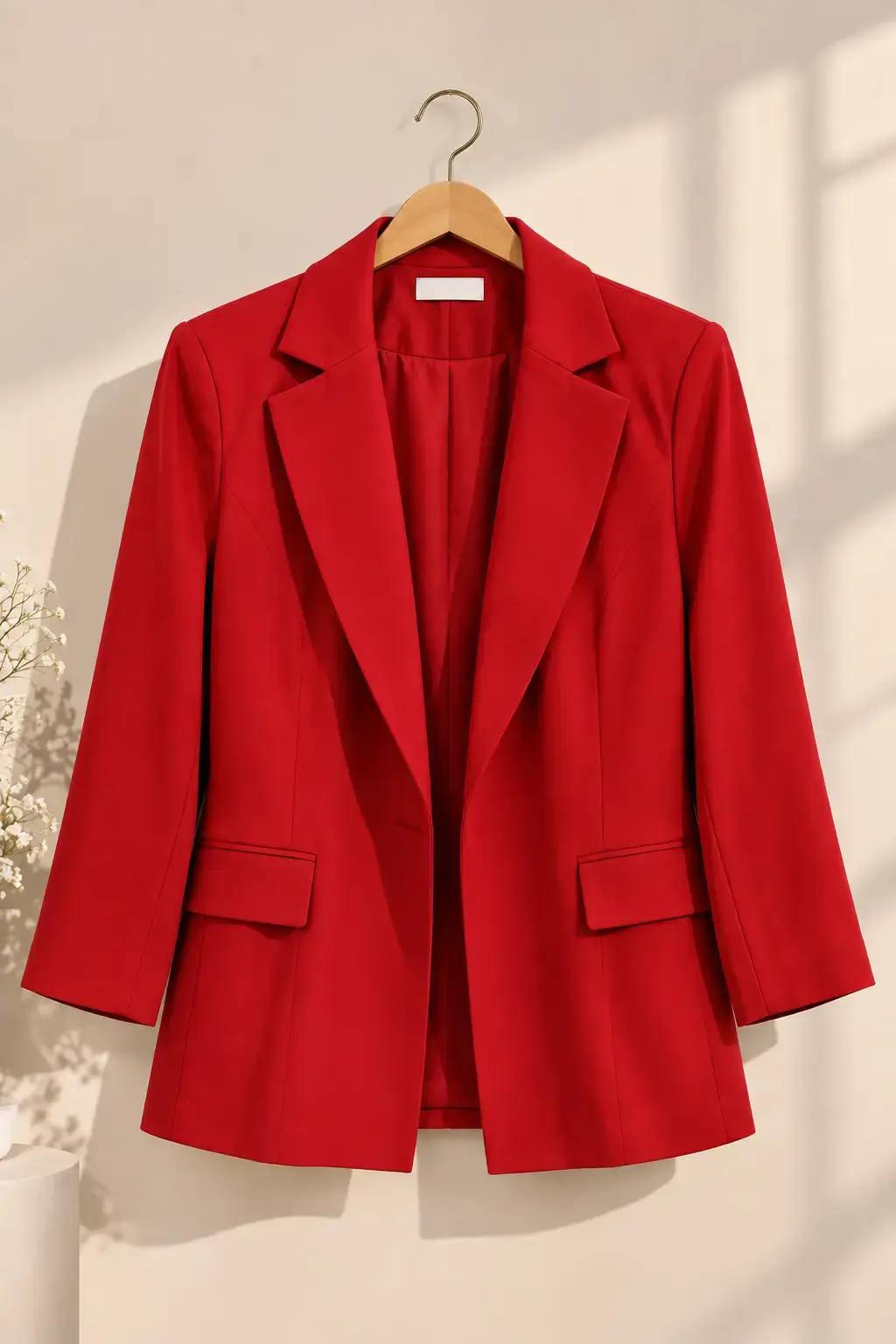 Rouge Red Curve Boss Blazer